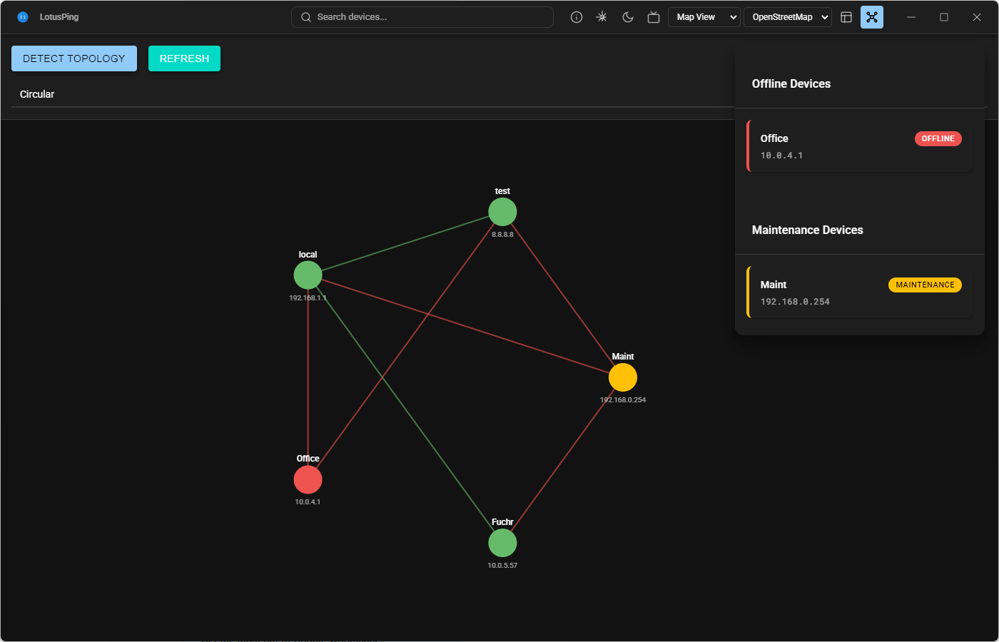 Network Topology View